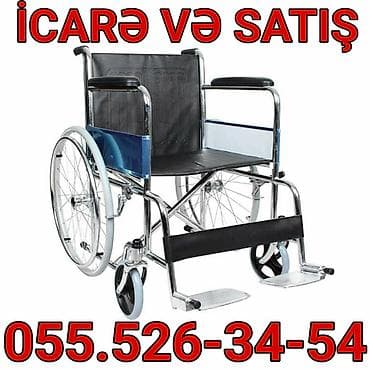 İcarə və satış üçün əlil arabası - Mexaniki tip, böyük arxa təkərlər