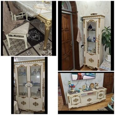 набор ножей: 💫RR Tecili satilir açilan Masa 6 stul Qorkalar Tve altiqi Hamsi — 1