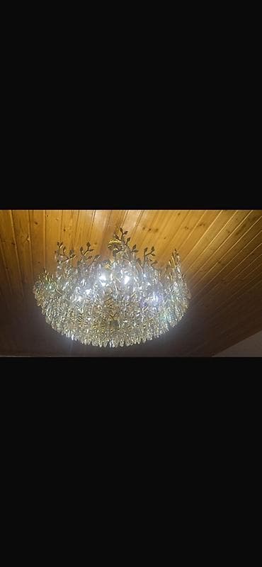 çılçırağ: Çılçıraq, 10 və daha çox lampa, Xrustal — 2