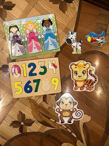 uwaq arabalari: Məhsul: Uşaq üçün taxta təhsilvi pazllar dəsti Tərkib: - 3 şahzadə — 4