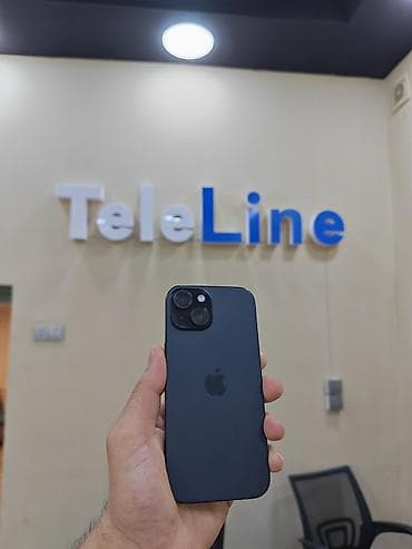 apple m1: IPhone 15, 128 GB, Black Titanium, Zəmanət, Simsiz şarj, Face ID — 1