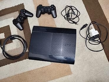 sert disk: Sony PlayStation 3 (PS3) Super Slim oyun konsolu seti Komplekt: - PS3 — 2