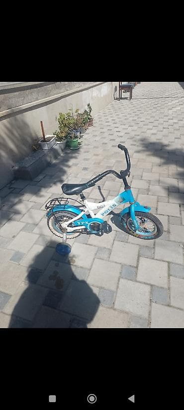 İki təkərli Uşaq velosipedi 12", sürətlərin sayı: 1
