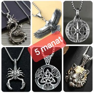 gumus klon: YENİ, DƏBLİ, müxtəlif növ BOYUNBAĞILAR satılır. ( 2-si 1 birlikdə — 10