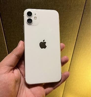 IPhone 11, 128 GB, Ağ, Zəmanət, Simsiz şarj, Face ID — 2