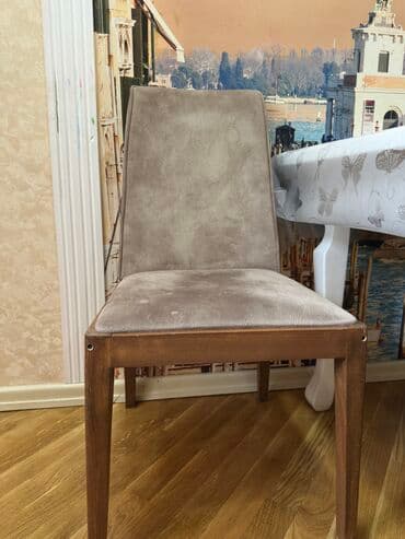 Sifarişlə mebel: 8 ədəddir 1 ədədi 30 manatdan satılır. Möhkəm stullardır — 1