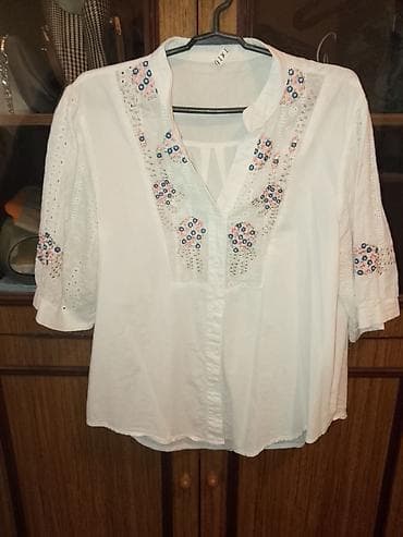 Другая женская одежда: Ağ rəngli qadın köynəyi/bluz - Brend: OXXO (etiketdə) - Parça: yüngül — 2