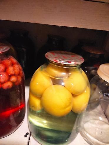 Su: Naxçıvan məhsulları .Pomidor turşusuGöyçə kompotuGöyçə mürəbbəsi — 3