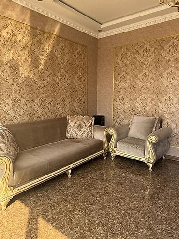 karona mebel: Klassik divan, Divan, Bazasız, Açılmayan — 2