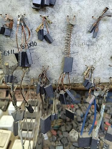 Mexaniki əl alətləri: Elektrik mühərrikləri və alətlər üçün kömür fırçaları – müxtəlif ölçü — 7