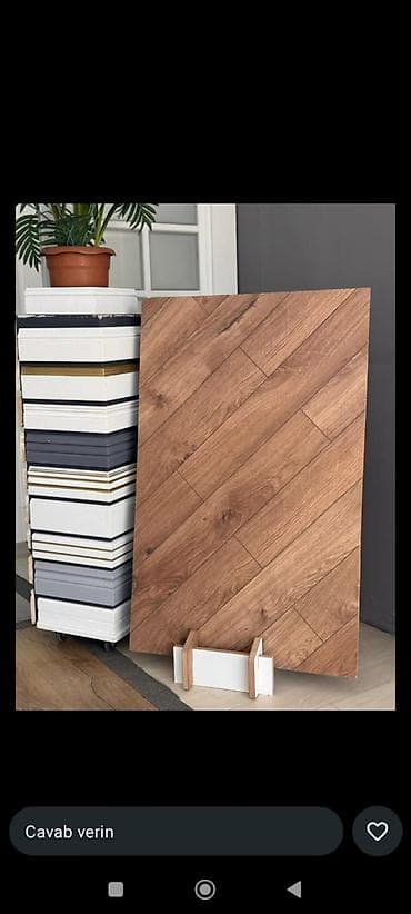 lami: Ağac teksturalı dekorativ panel – interyer üçün estetik örtük. - — 1