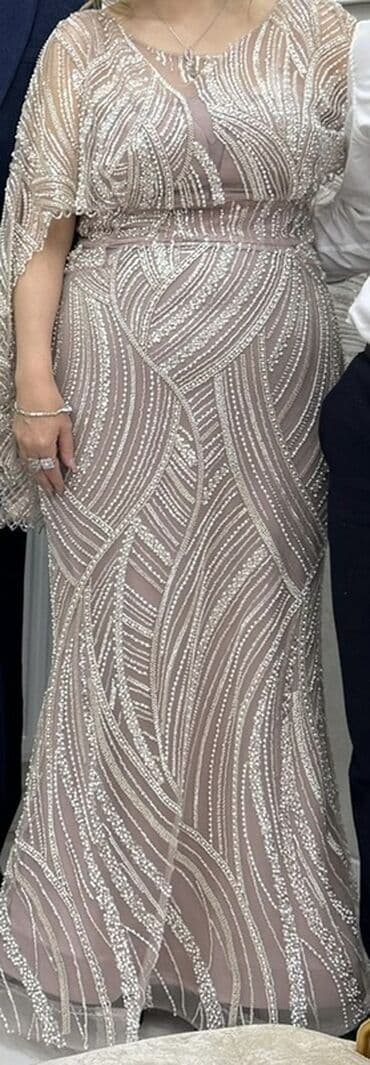 abiye: Şık gecə/nişan donu - Model: Uzun, balıq kəsimli abiye - Rəng — 1