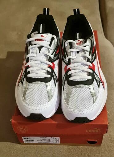 ayaqqab: Puma Milenio Tech ağgümüşüqırmızı rənglərin qarışığıdır — 1