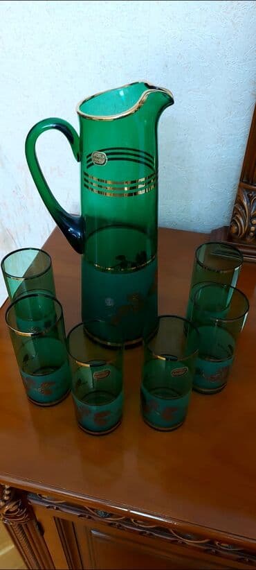 işlənmiş saat: Rəng - Yaşıl, Şüşə, 6, 1,5 bucket volume l, Çexiya — 3