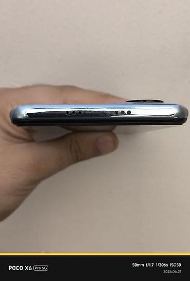 poco c61: Poco F3, 256 GB, rəng - Gümüşü, Sensor — 6