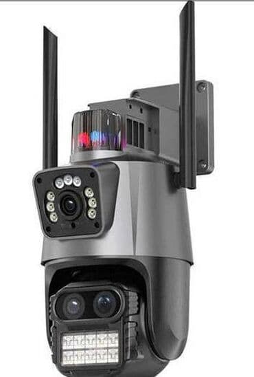 arxa görüntü kamera: Nəzarət kamerası. ✅İki Kameralı, Yanıb Sönən İşıqlı və Sirenli 4K — 1