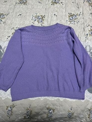 slikon arxalı busqalter: Sviter, rəng - Bənövşəyi — 1