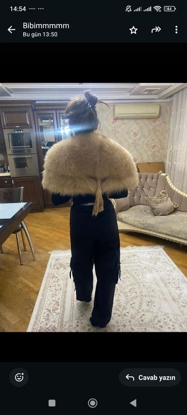 женские шапки из чернобурки: 3000 min alinib real alicilara endirim varTəbii tükdən hazırlanmış — 1