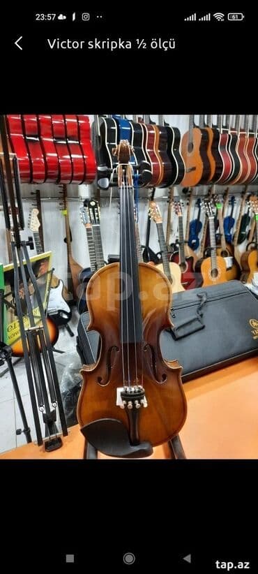 Musiqi alətləri: Skripka Skripka ve Skripkalara Böyük endirim kampaniyası davam edir — 29