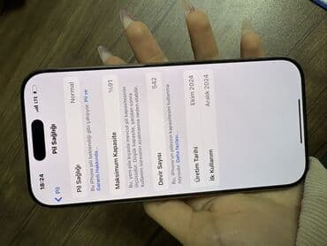 IPhone 16 Pro, 128 GB, Ağ, Face ID