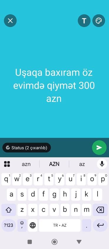 Uşağa baxıcılıq xidməti - Uşaqlara öz evimdə nəzarət və gündəlik lalafo.az -da Uşağa baxıcılıq xidməti - Uşaqlara öz evimdə nəzarət və gündəlik