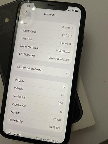 surface pro: IPhone 11, 128 GB, Qara, Face ID — 3