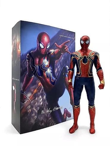 Təsvir Fəal fəaliyyət göstərən super qəhrəmanlar hörümçək adam