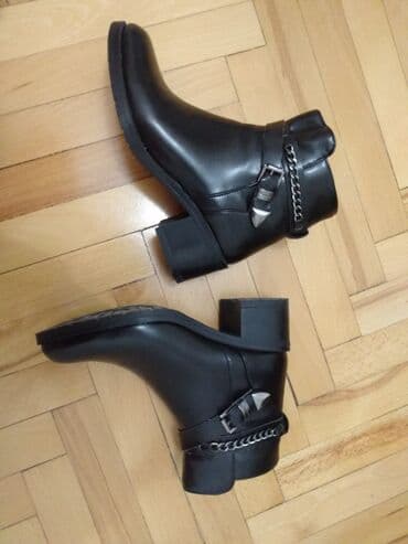 brend qadin ayaqqabilari: Ölçü: 37, rəng - Qara, İşlənmiş — 2