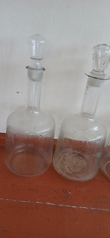 plastik su ceni: Rəng - Yaşıl, Şüşə — 2