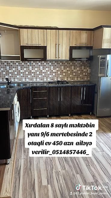 Xırdalan 8 saylı məktəbin yanı 9/6 mertebesinde 2 otaqli ev 450 azn lalafo.az -da Xırdalan 8 saylı məktəbin yanı 9/6 mertebesinde 2 otaqli ev 450 azn