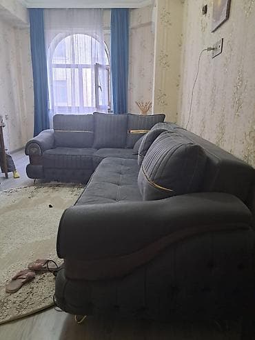 hacioglu mebel: Künc divan, İşlənmiş, Açılan, Bazalı, Çatdırılma yoxdur — 1