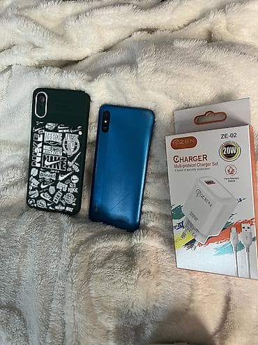 redmi 11a: Redmi 9A, 32 GB, rəng - Göy, Barmaq izi — 9