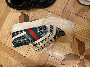 krosovka ayaqqabı: 32 razmer Uşaq üçün idman ayaqqabısı – Gucci üslubunda model - — 8