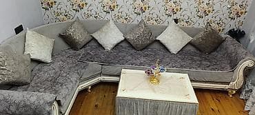 İşlənmiş, Künc divan, Qonaq otağı üçün, Açılmayan