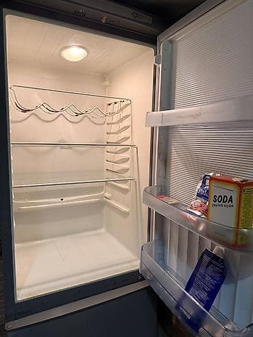 mikrovalnovka satilir: İşlənmiş 2 qapılı Swizer Soyuducu Satılır, rəng - Boz — 5