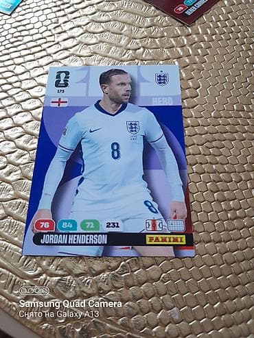 beta baligi: Hamısı 7 manMəhsul: Panini futbol ticarət kartları – “HERO” seriyası — 9