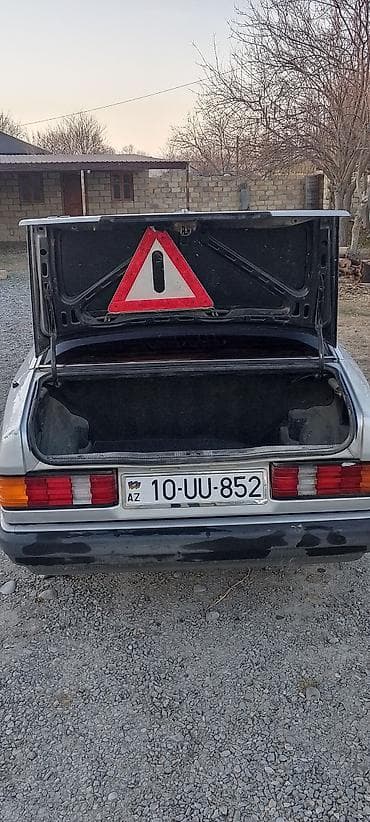 Motonəqliyyat: Mercedes-Benz 190 (W201) sedan - Kuzov: 4 qapılı sedan, gümüşü rəng — 8