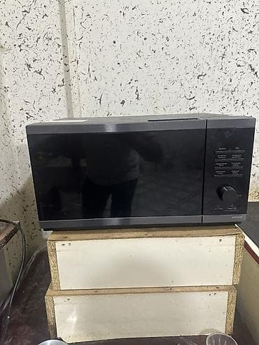 Samsung mikrodalğalı soba - Rəng: qara - Ön panel: güzgü effektli