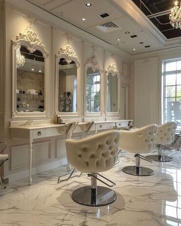 qatlanan güzgü: Yeni, Saş kəsimi üçün masa, Güzgülü — 3