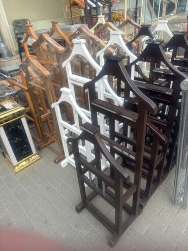 деревянная вешалка напольная: Taxta veşilka — 1