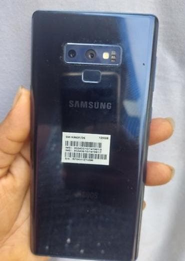 Samsung Galaxy Note 9, 128 GB, rəng - Qara, Sensor — 5