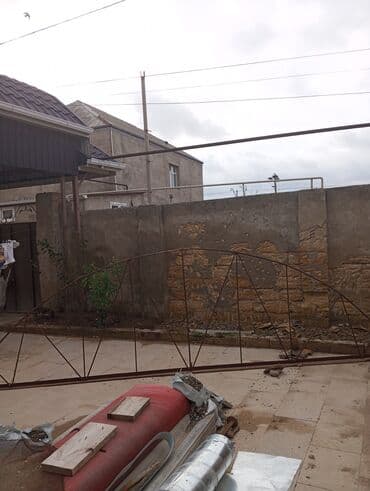 plastik pəncərə şəbəkə: Ferma 10 ədəd. Hündürlüyü 1,20 ENİ- 5 metr 18-lik armaturla — 2