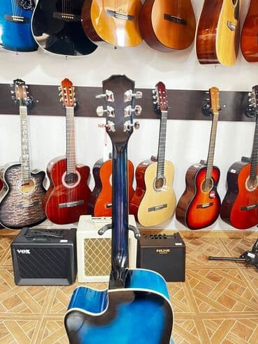Musiqi alətləri: Akustik gitara, 6 sim, Yeni, Pulsuz çatdırılma — 10