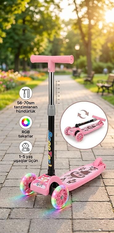 Uşaq skuterləri – yeni model - 1–5 yaş arası uşaqlar üçün nəzərdə — 2
