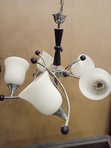 qar sekili: Çılçıraq, 5 lampa, Metal — 1