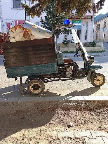 w210 qanad: Yükdaşıma üçün üçtəkərli motoskuter (kargo skuter) - Gövdə: qabaqda — 2