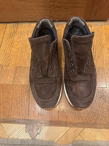 Туфли: Kişi ayaqqabısı – zamşa idman-klassik üslub - Rəng: tünd qəhvəyi - — 4