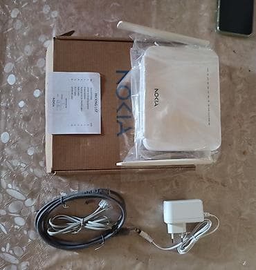 NOKİA router. WİFİ 5 dəsdəkləyir, yəni 5Gsi var təp-təzədi qəti