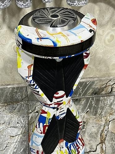 Elektrik nəqliyyatı: Rəngli naxışlı elektrikli hoverboard (self-balance skuter) - Korpus — 5
