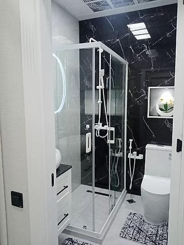 dush kabina: Üstü açıq kabina, Düzbucaqlı — 4